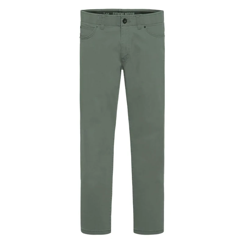 LEE Men's Straight Fit MVP Pants, Olive Grove, 32W / 34L