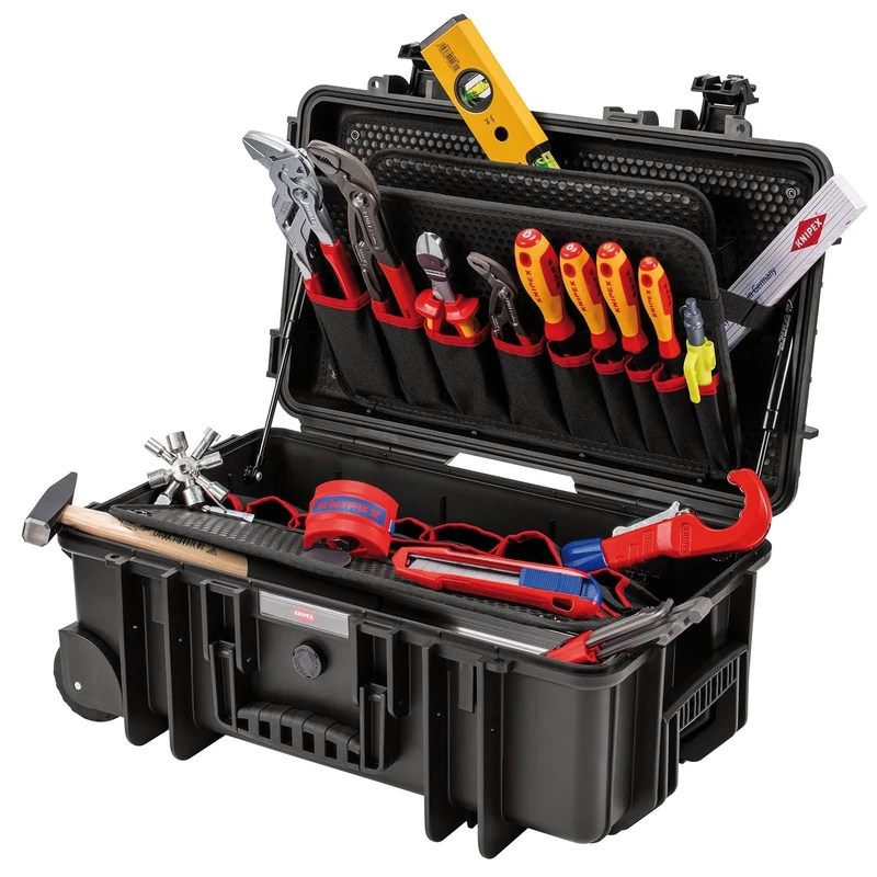 KNIPEX 00 21 33 S Tool Case "Robust26", 17 Parts
