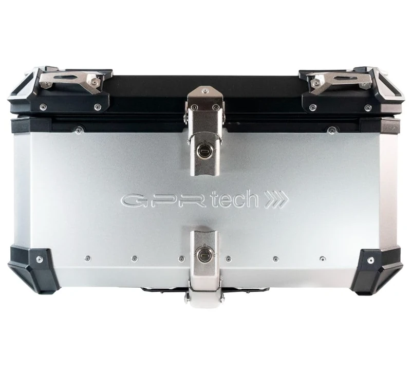 Top Case GPR TECH S 1000 Xr 2020/2023 e5 TOP CASE ALPI-TECH 55 LT SILVER Top case in aluminum, silver color with specific plate included Capacity 55 LT.