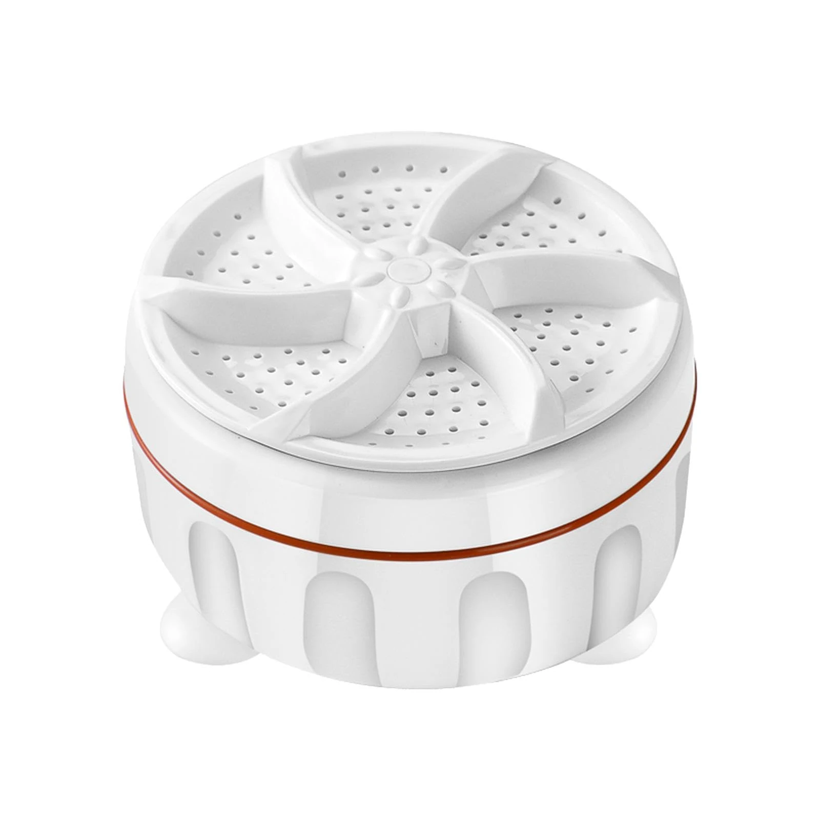 F Fityle Mini Washing Machine Cleaning Tool 30W Portable USB Powered 5V Travel Washer Laundry Washer for College Room Apartment Home Bathroom, Two Way Turn