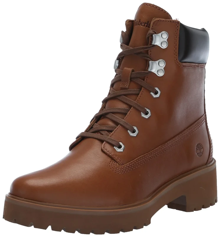 Timberland Women's Carnaby Cool 6in Fashion Boot, Rust Full Grain, 4 UK