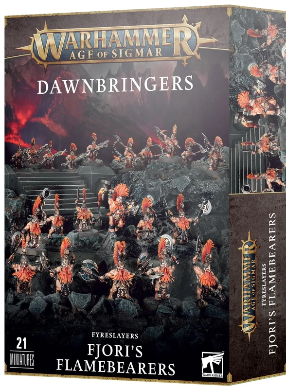 Games Workshop - Warhammer - Age of Sigmar - Dawnbringers: Fyreslayers – Fjori’s Flamebearers Black - Image 1