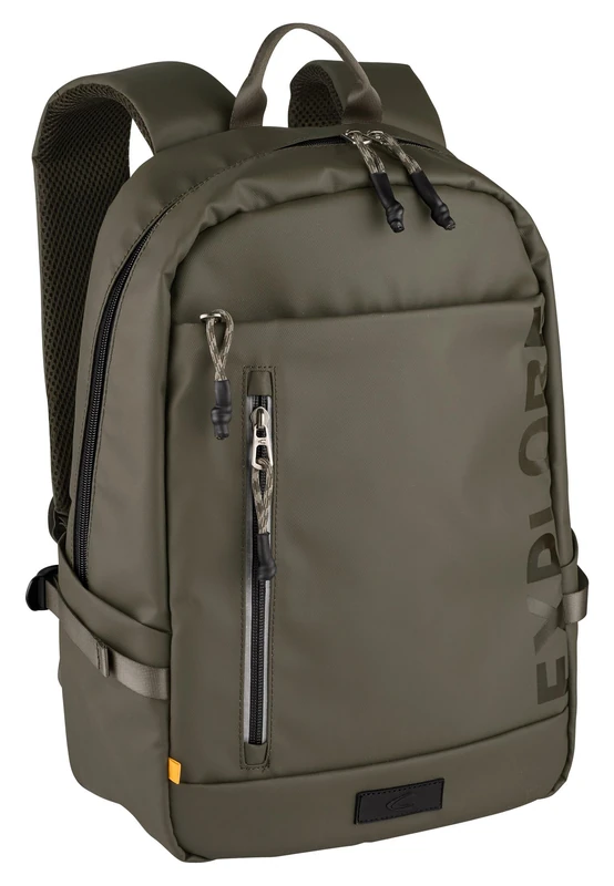 camel active Explore Men's Backpack Medium Green, khaki, M, Modern