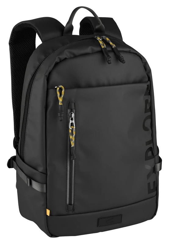 camel active Explore Men's Rolltop Backpack Large Black, black, L, Modern