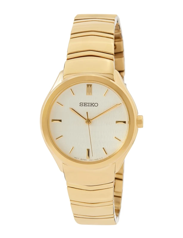 Seiko Women Analog Japanese Quartz Watch with Stainless Steel Strap SUR552P1
