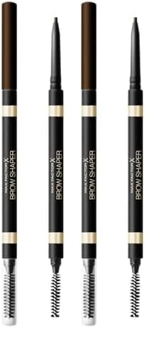 Max Factor Brow Shaper Pencil 30 Deep Brown, 1g (Pack of 2)