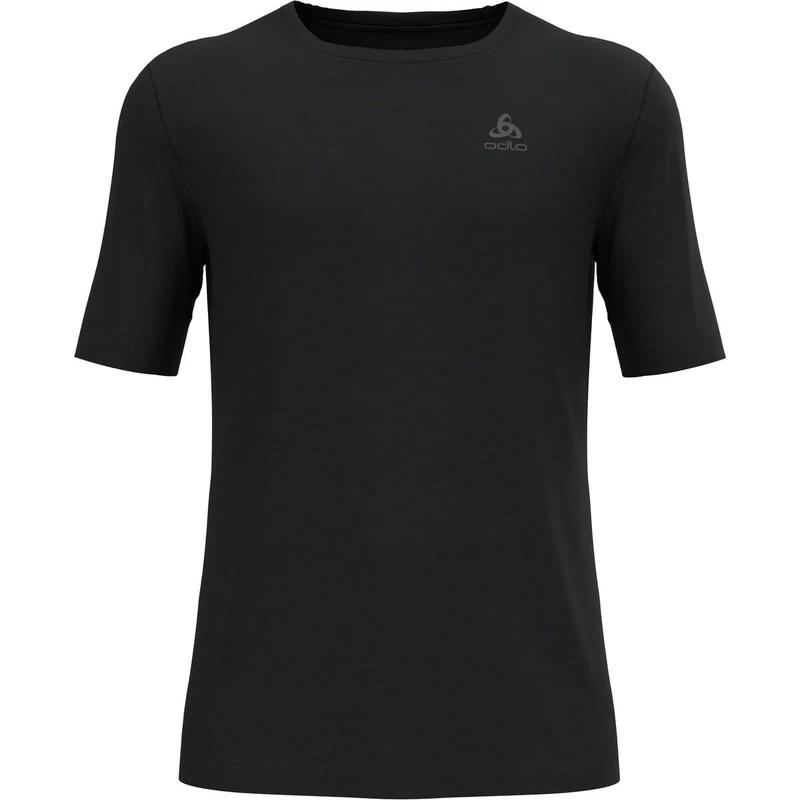 Odlo Men Functional Underwear Short Sleeve Shirt MERINO 200, black, L