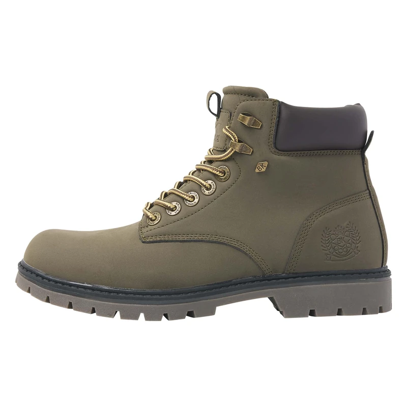 British Knights Men's Secco Trainers, Olive green, dark brown, 9.5 UK