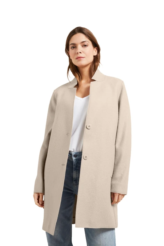 Bugatti Women's 561200-57065 Jacket - Beige Size 36