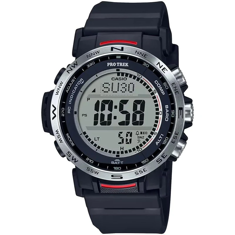 Casio Protrek PRW-35 Watch - Solar, Altimeter, 10 Bar Waterproof