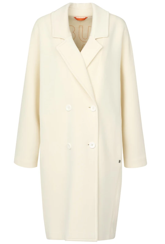 bugatti Women's 561000-51204 Neoprene Coat - Ecru-20