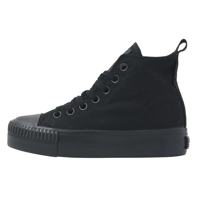 British Knights Kaya Mid Women's High-Top Shoe Trainers, Black, 4 UK