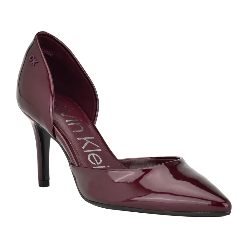 Calvin Klein Women's Gloria Pump, Merlot 600, 8 UK