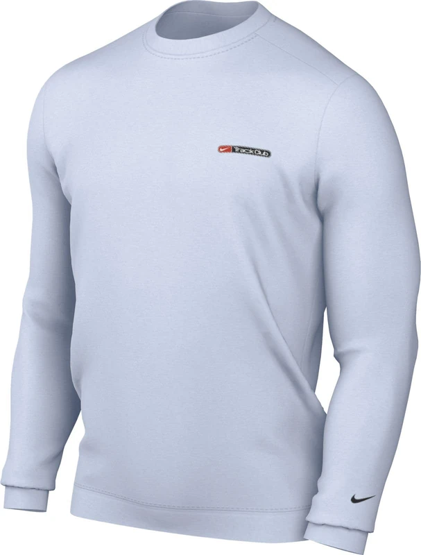 NIKE FB5508-085 M NK DF TRACK CLUB FLC CREW Sweatshirt Men's FOOTBALL GREY/BLACK Size 2XL