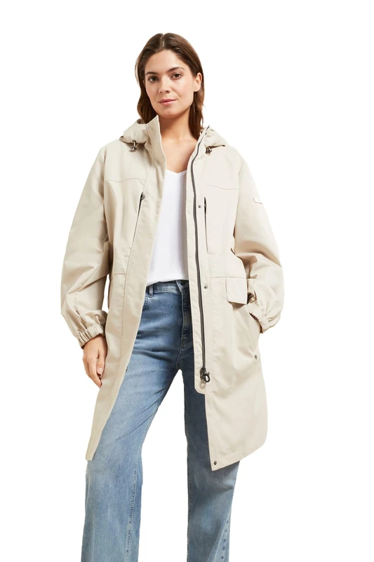 Bugatti Women's 560500-51294 Coat, Beige-40, 36