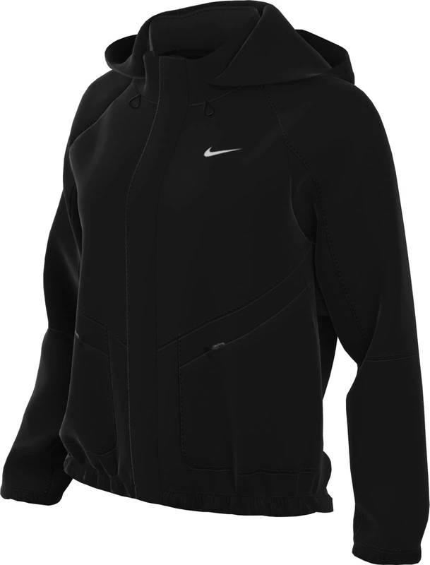 NIKE FB7492-010 W NK SWIFT SF JKT Jacket Women's BLACK/BLACK/REFLECTIVE SILV Size L