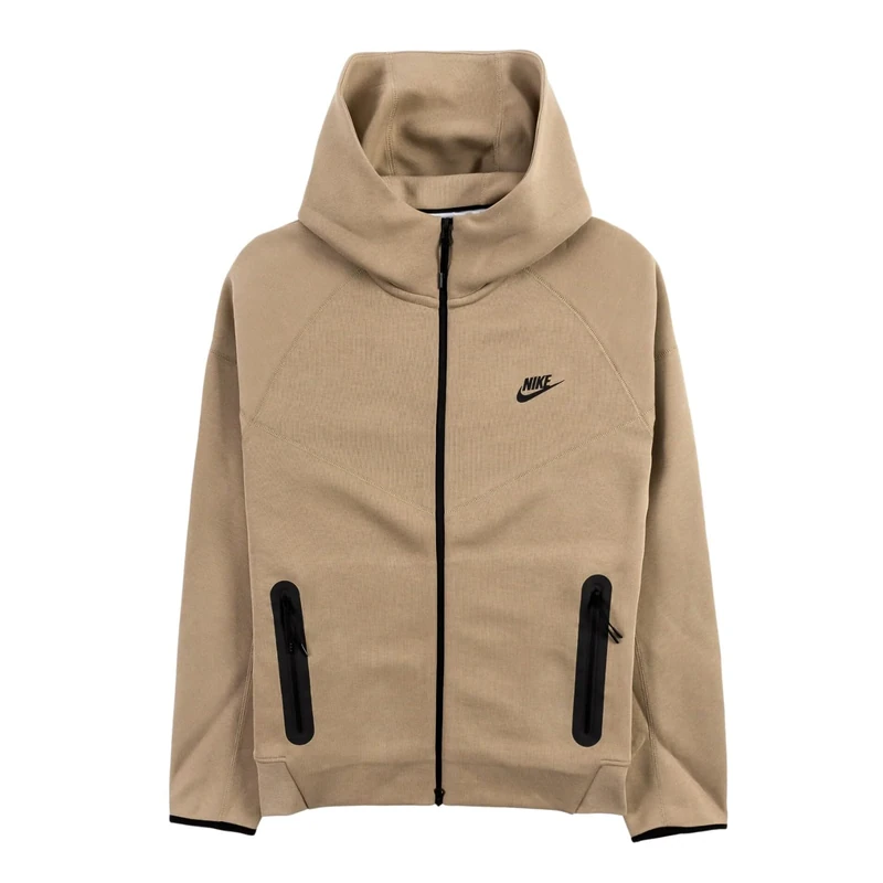 Nike Tech Fleece Windrunner Full-Zip Hoodie - Khaki/Black XL