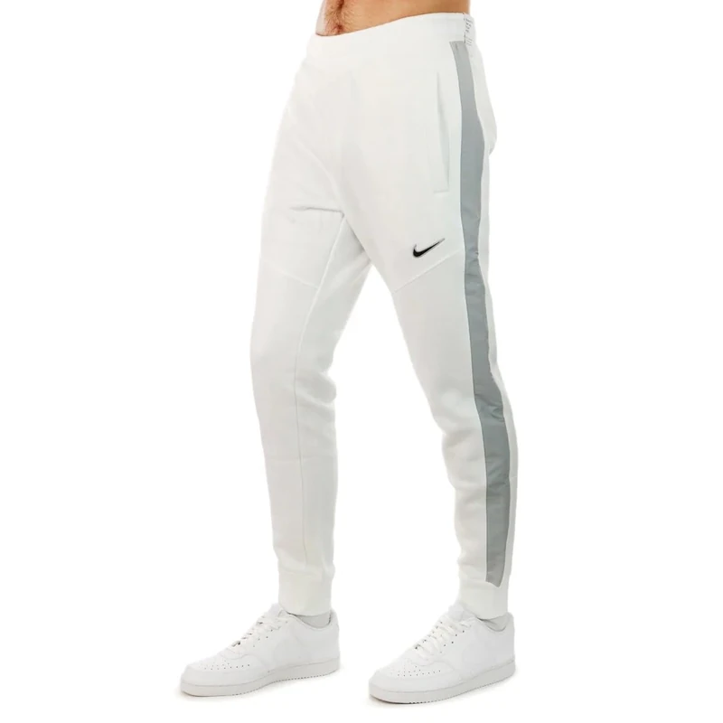 Nike FN0246-100 M NSW SP FLC Jogger BB Pants Men's White/LT Smoke Grey Size 2XL