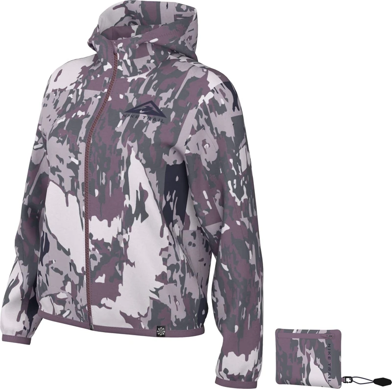 NIKE DX1041-536 W NK TRAIL REPEL JKT Jacket Women's VIOLET DUST/VIOLET DUST/PURPLE INK Size XL