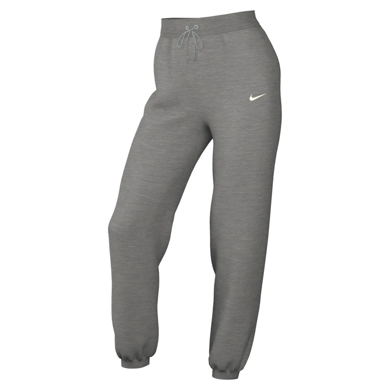 NIKE DQ5887-063 W NSW PHNX FLC HR OS Pant Pants Women's DK Grey Heather/SAIL Size S-T