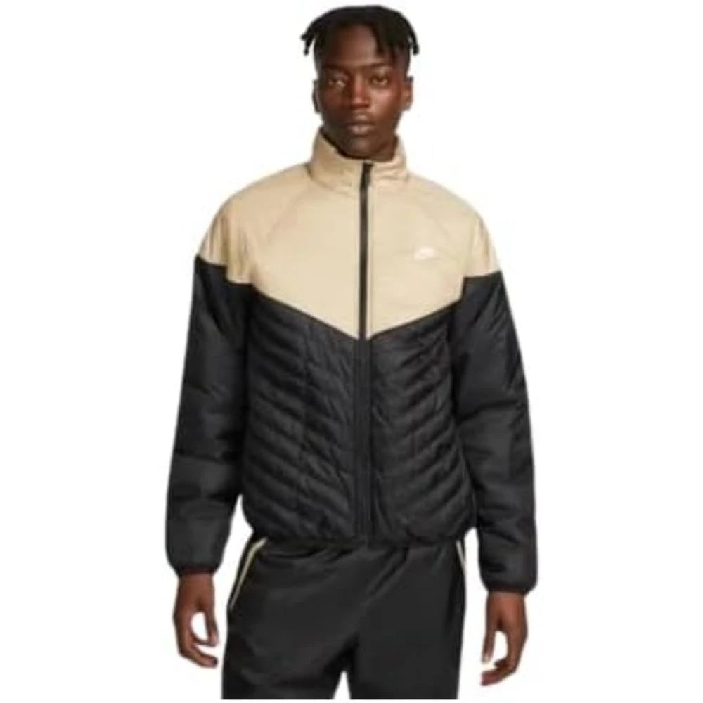 NIKE FB8195-011 M NK WR TF MIDWEIGHT PUFFER Jacket Men's BLACK/KHAKI/SAIL Size XS