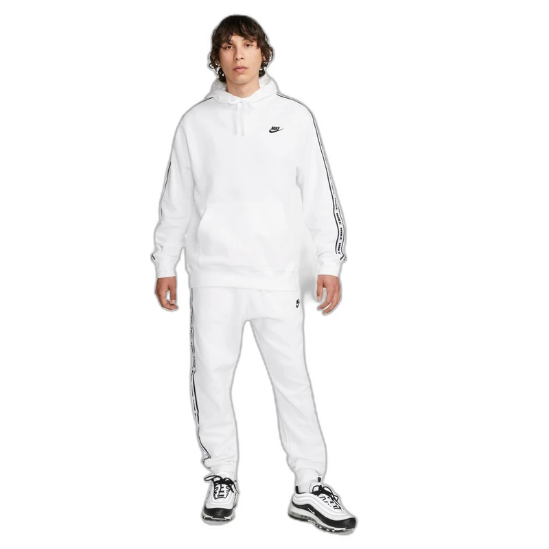 NIKE FB7296-100 M NK Club FLC GX HD TRK Suit Tracksuit Men's White/Black Size 3XL