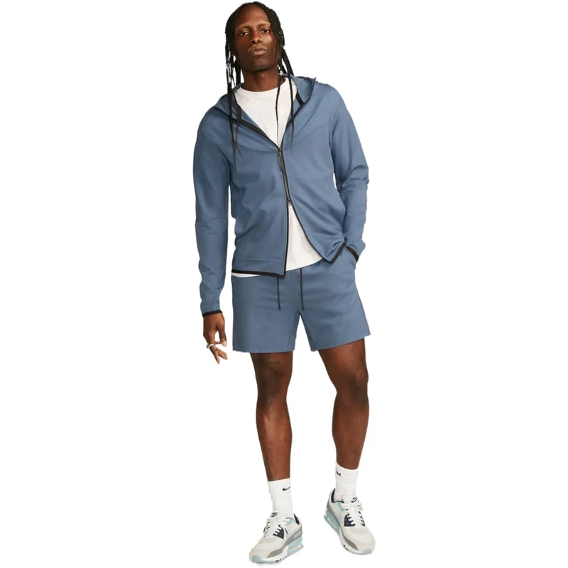 NIKE DX0822-491 M NK TECH FZ LGHTWHT Sweatshirt Men's DIFFUSED BLUE/DIFFUSED BLUE Size 3XL