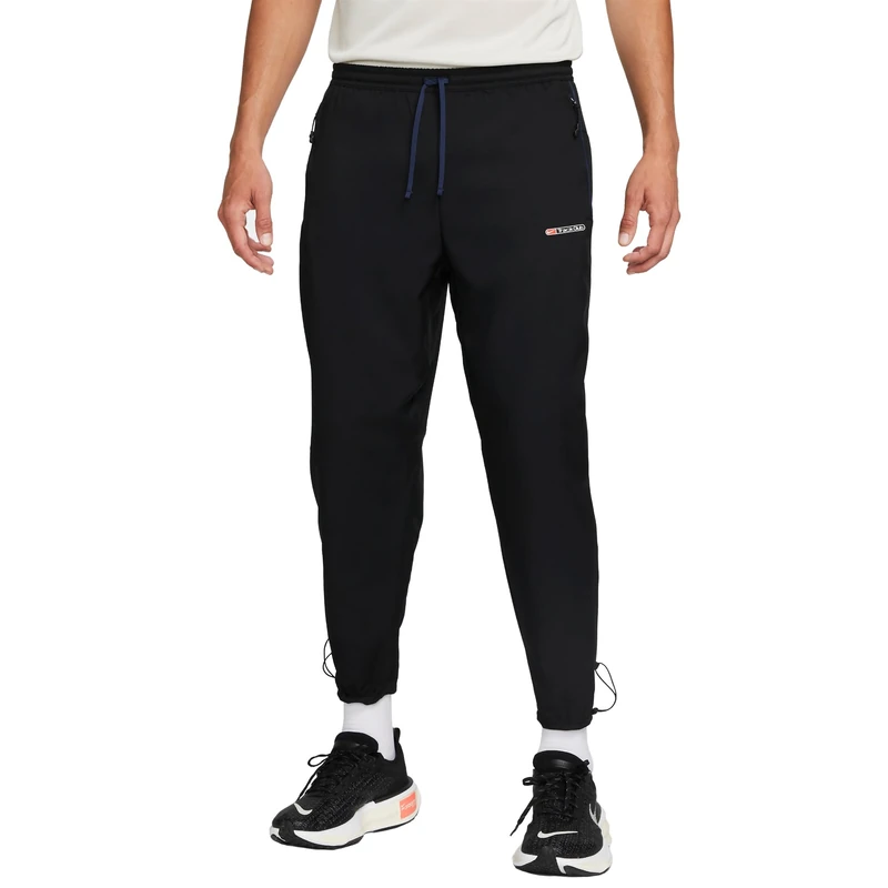 NIKE FB5503-010 M NK DF Track Club Pant Pants Men's Black/Midnight Navy/Summit White Size M