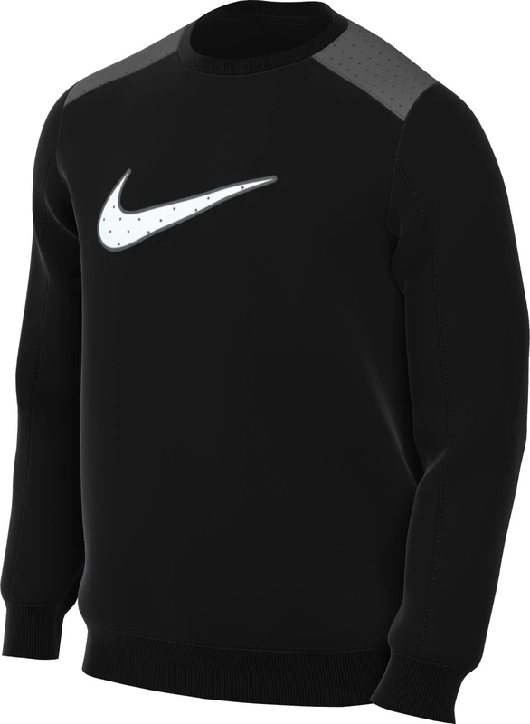 NIKE FN0245-010 M NSW SP FLC CREW BB Sweatshirt Men's BLACK/IRON GREY Size 2XL