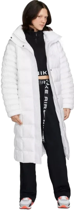 NIKE FB7670-100 W NSW ESSNTL Prima PKA Pants Women's White/Black Size S