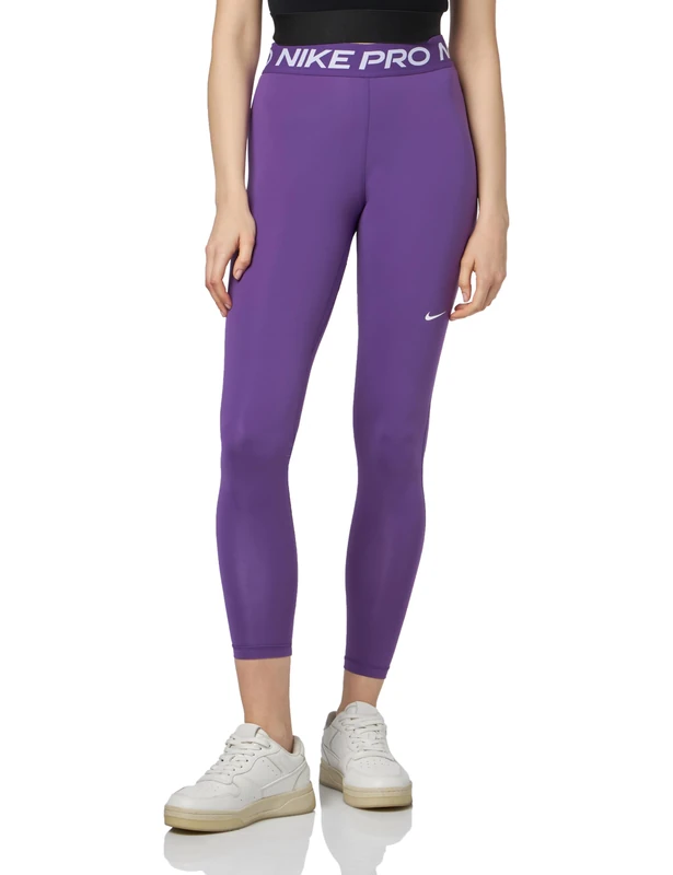 NIKE CZ9779-599 W NP 365 TIGHT Leggings Women's PURPLE COSMOS/WHITE Size XL