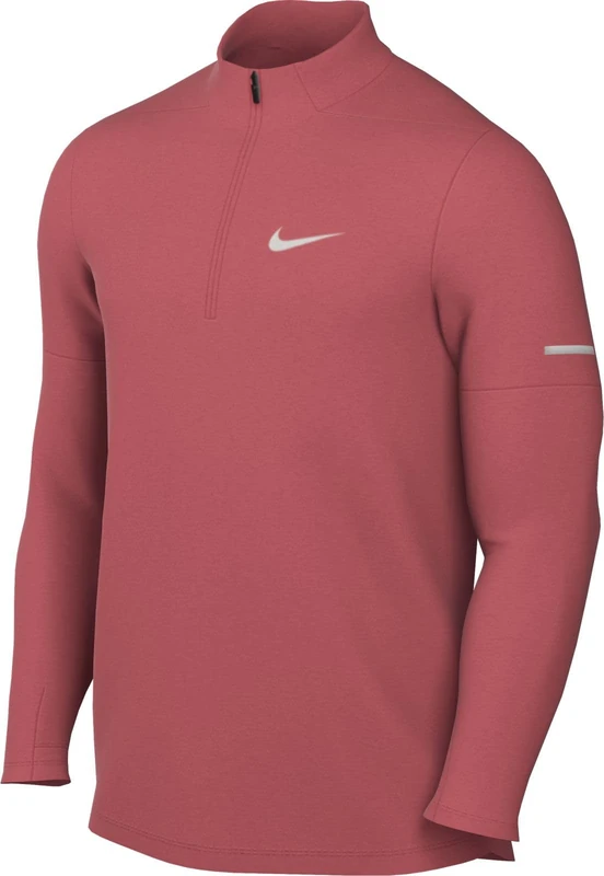 NIKE DD4756-655 M NK DF ELMNT TOP HZ Sweatshirt Men's ADOBE/REFLECTIVE SILV Size 2XL