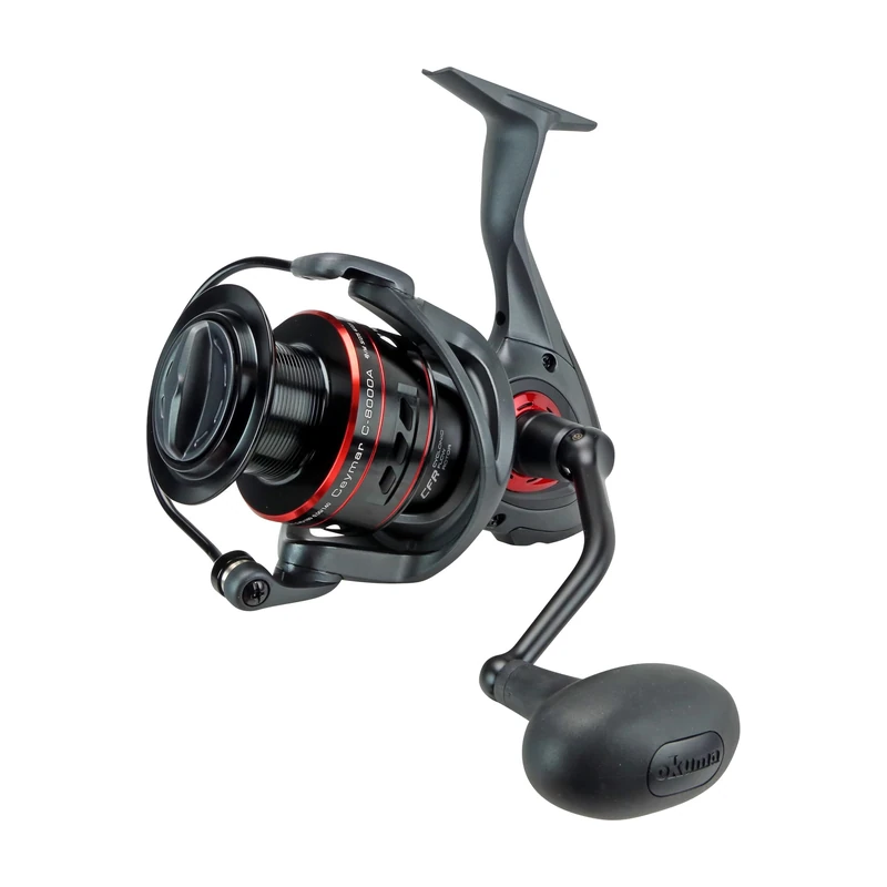 Okuma Ceymar A Series Flite Drive Lightweight 8BB Spinning Reel, C-8000A, Gun Metal