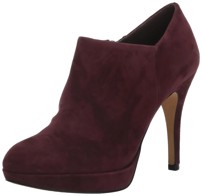 Vince Camuto Women's Elvin Platform Bootie Ankle Boot, Petit Sirah, 7.5