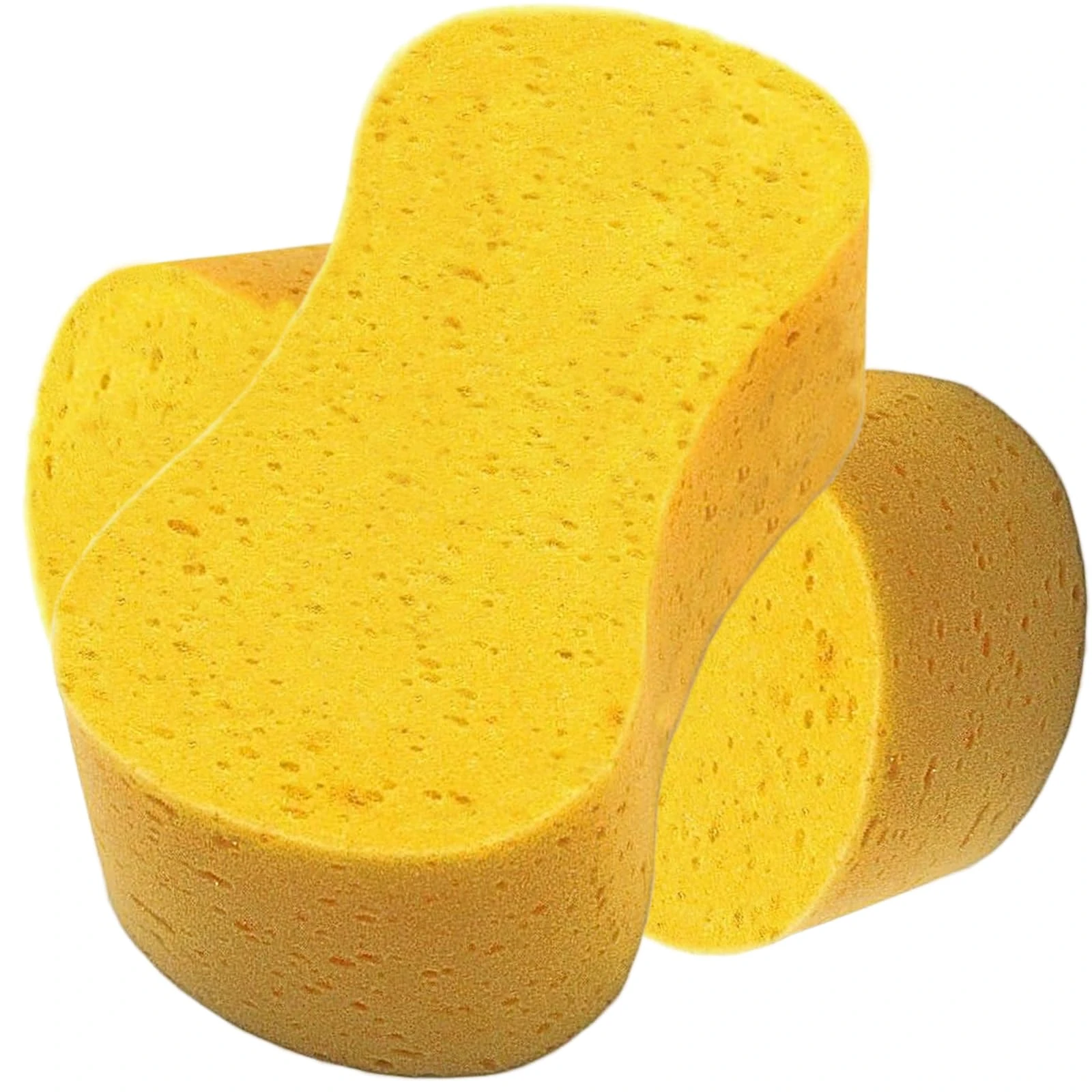 2 Pack Car Sponges,Jumbo Sponges For Car Cleaning,Anti Scratch Technology for Car Exterior & Window Washing- Perfect For Wheels, Windscreen & Bodywork (2 Yellow Jumbo Car Sponge)