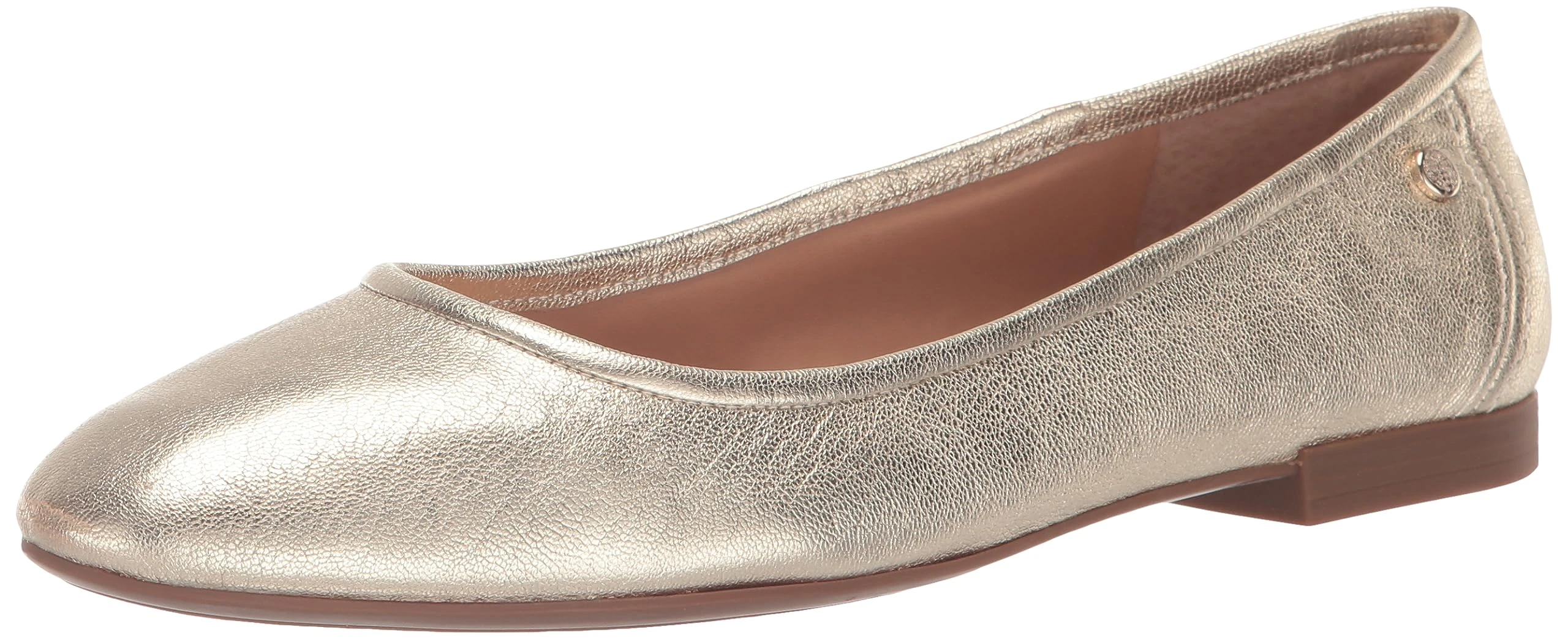 Vince Camuto Women's Minndy Casual Flat Ballet, Light Gold, 10 UK