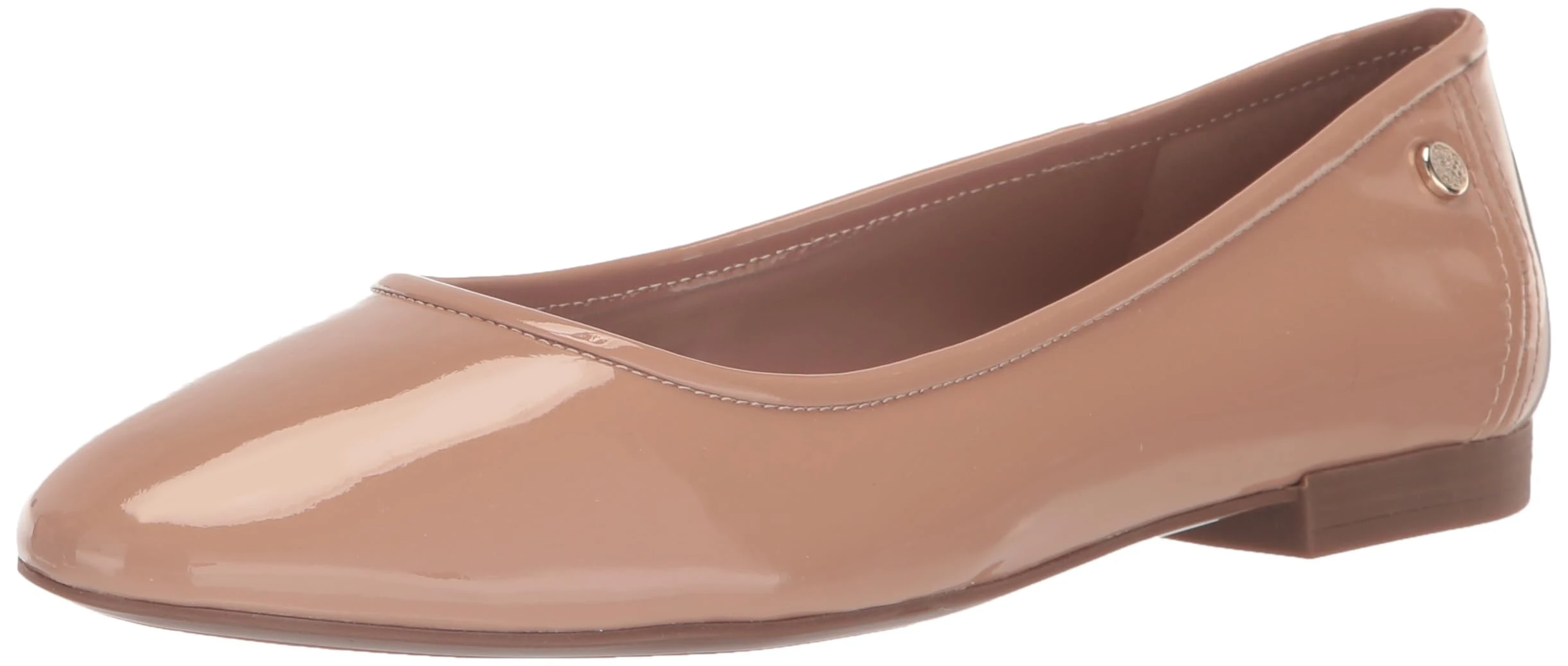 Vince Camuto Women's Minndy Casual Flat Ballet, Dark Blush, 10 UK