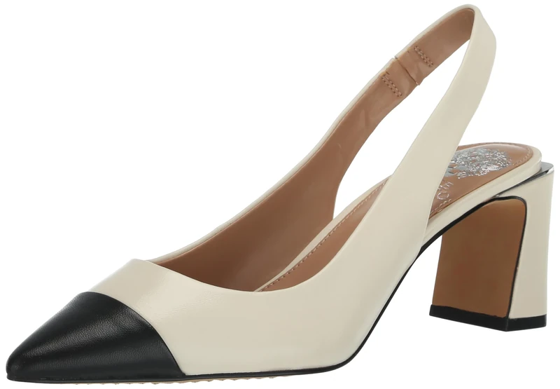 Vince Camuto Women's Hamden Slingback Pump, Creamy White, 4 UK