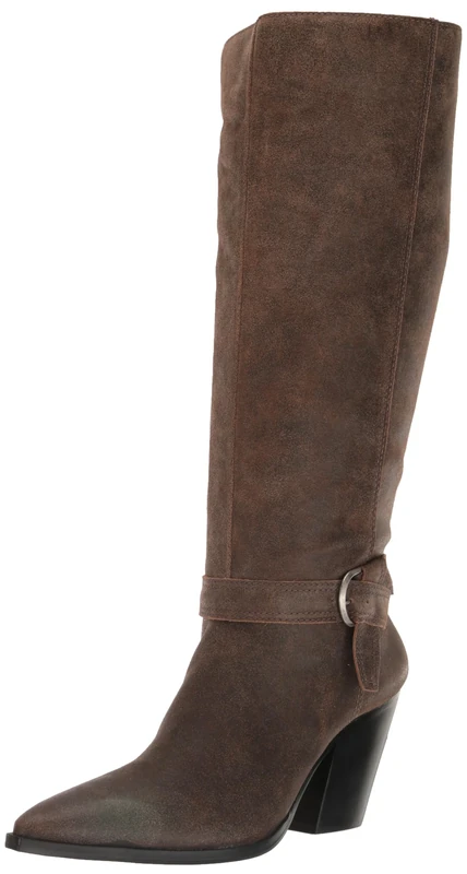 Vince Camuto Women's Grathlyn Knee High Boot, Tobacco, 6