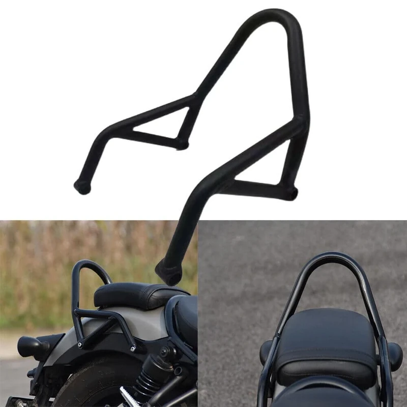 Passenger Sissy Bar Rear Backrest Handrail For Honda Rebel CMX 300 500 2017-2023