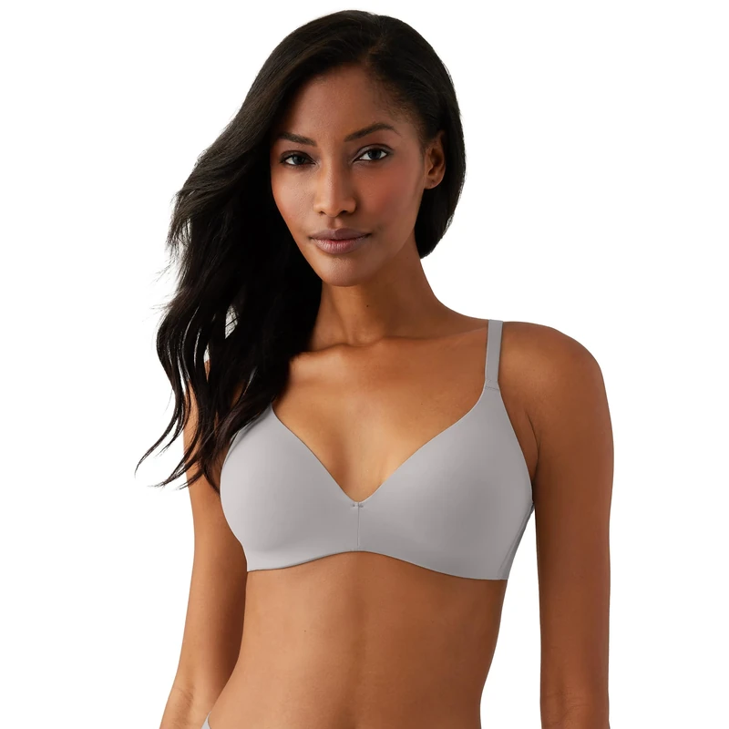 Wacoal Women's Comfort First Wirefree T-Shirt Bra, Ultimate Gray, 32B