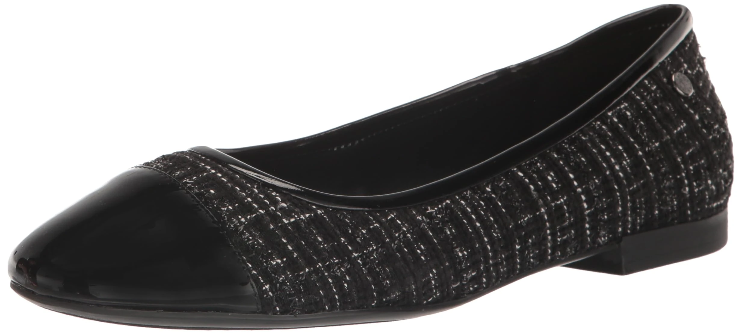 Vince Camuto Women's Minndy Casual Flat Ballet, Black Multi, 10 UK