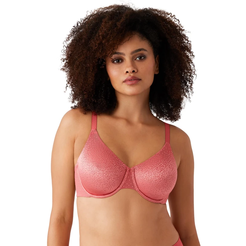 Wacoal Women's Back Appeal Underwire Bra, Mineral Red, 34D