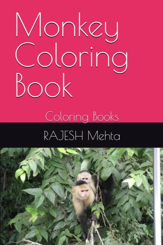 Monkey Coloring Book: Coloring Books (Animal coloring Book)