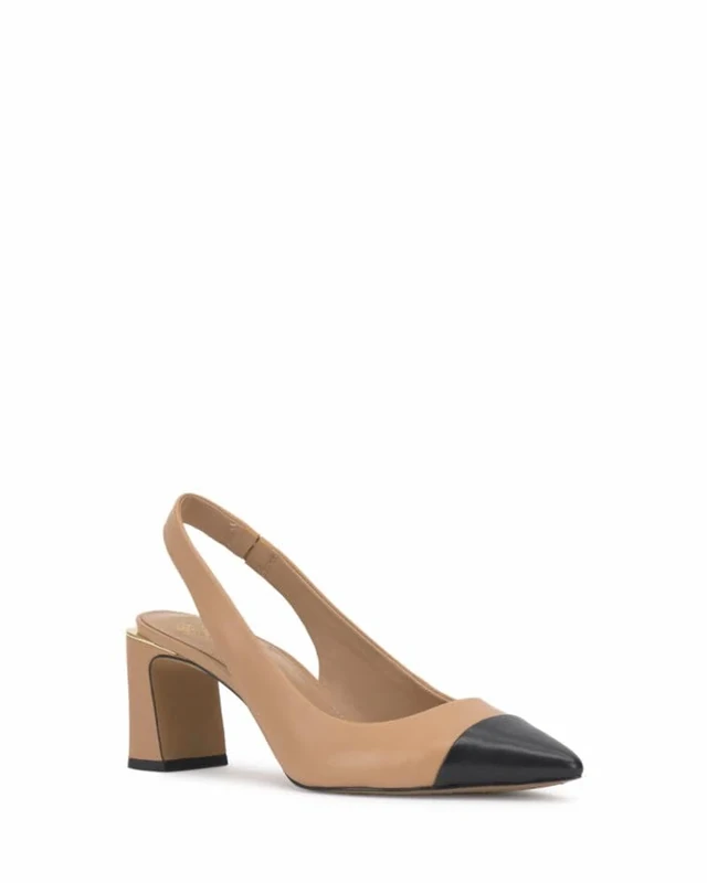 Vince Camuto Women's Hamden Slingback Pump, Sandstone, 5.5 UK