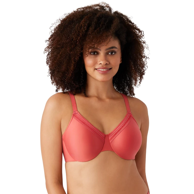 Wacoal Women's Perfect Primer Underwire Bra, Mineral Red, 38 E - Image 1