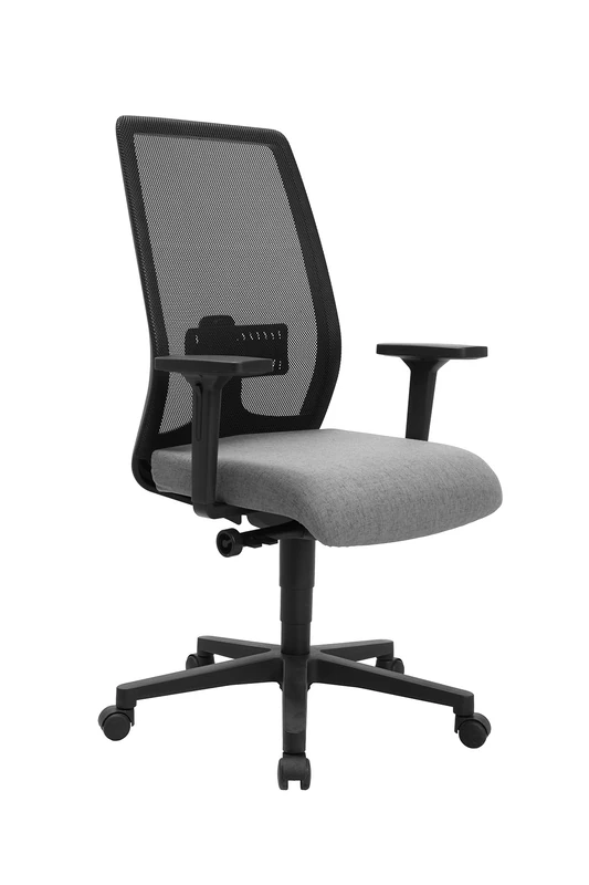 Topstar Eurostar 200 Office Chair - Light Grey/Black Mesh
