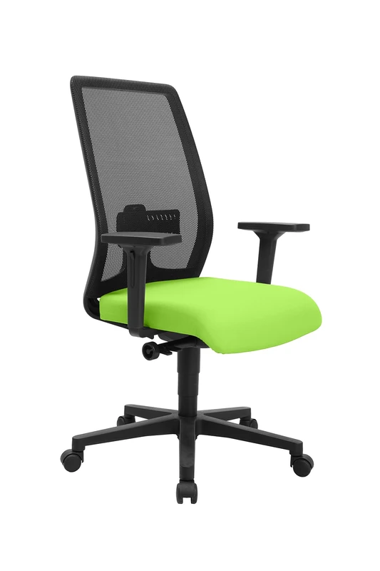 TOPSTAR Office Swivel Chair, Plastic Polypropylene, Green/Black, Standard