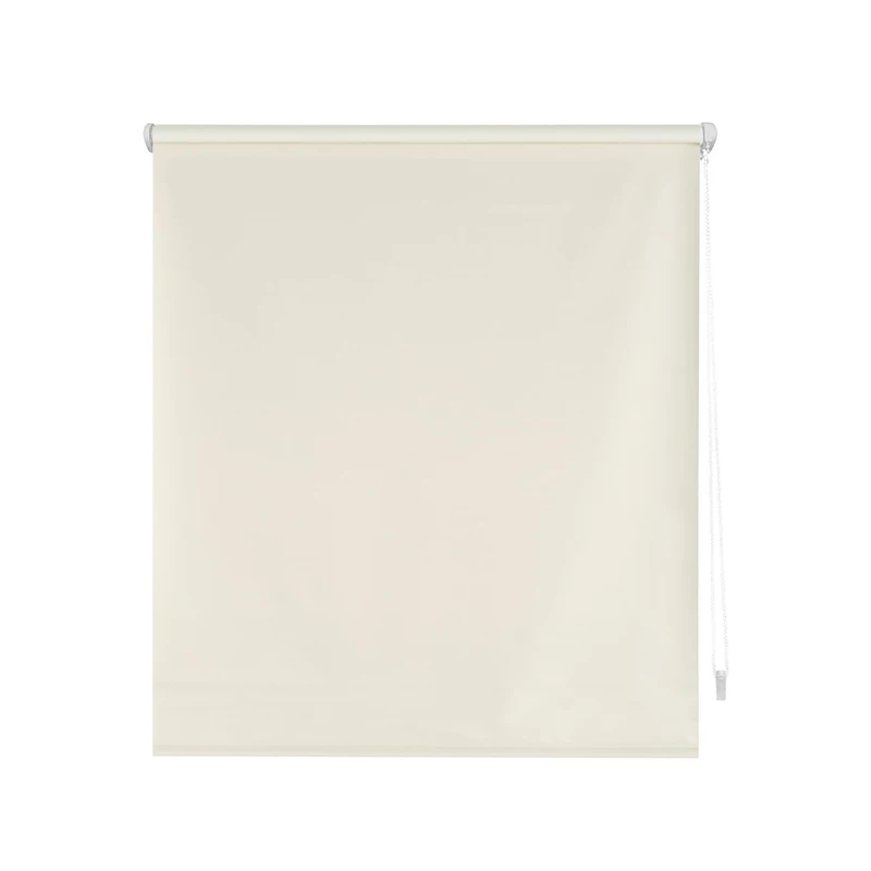 Decorblind | Smooth Opaque Roller Blind, No Tools and No Drilling, Blind Size: 107 x 180 x Width 180 x Length/Fabric Dimensions: 104 x 175 cm - Plain Beige Opaque Blind, Window Blinds