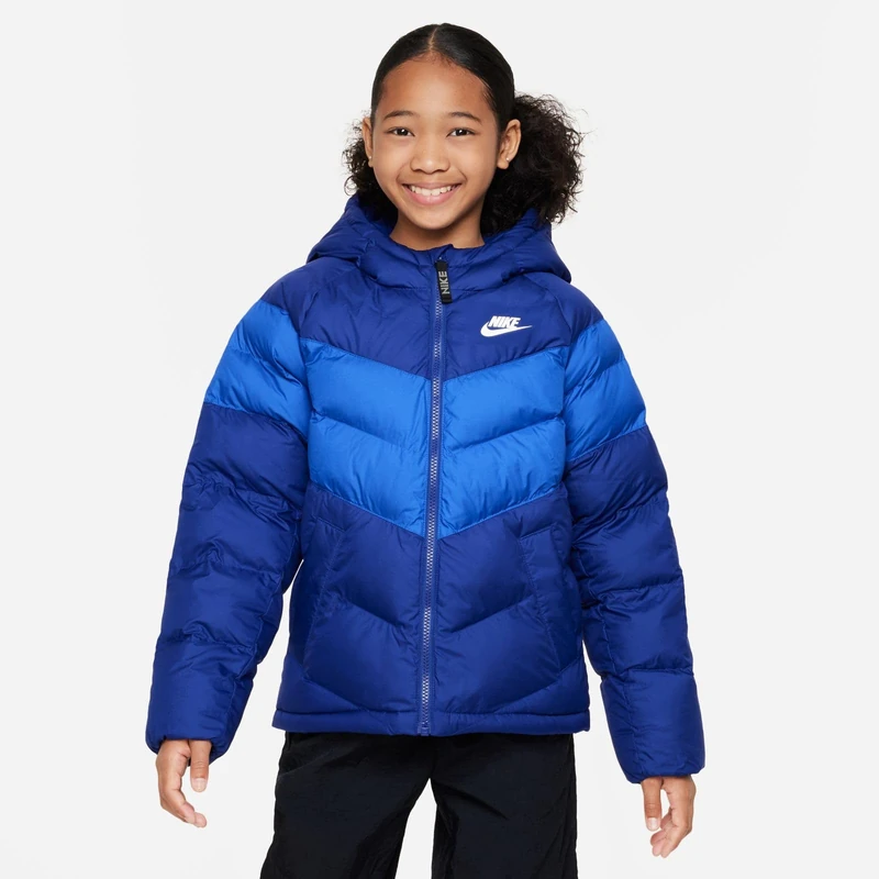 NIKE FN7730-455 K NSW SYN FL HD JCKT Jacket Unisex DEEP ROYAL BLUE/GAME ROYAL/BLACK Size M